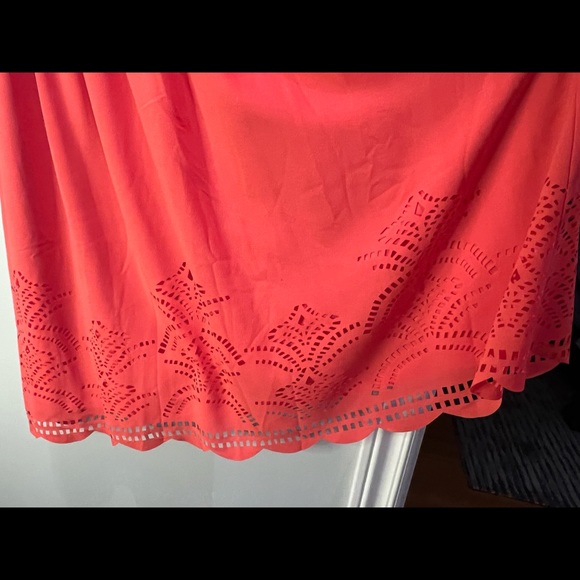 forever 21 coral and white dress - Picture 2 of 4